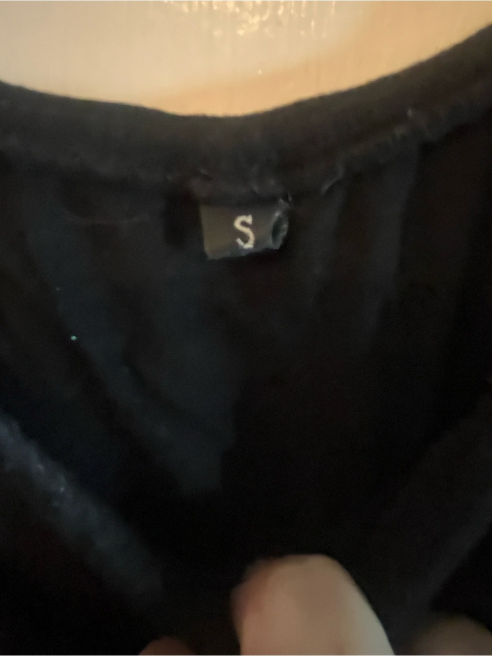 Amazon Black Off-Shoulder Ruffle Blouse - Picture 3 of 3